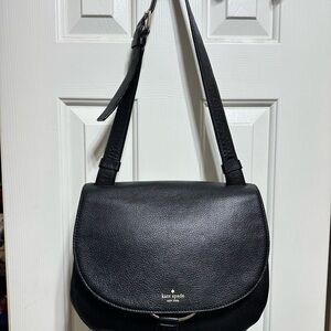 Kate Spade Clarke Street Kamille Flap Crossbody - Black